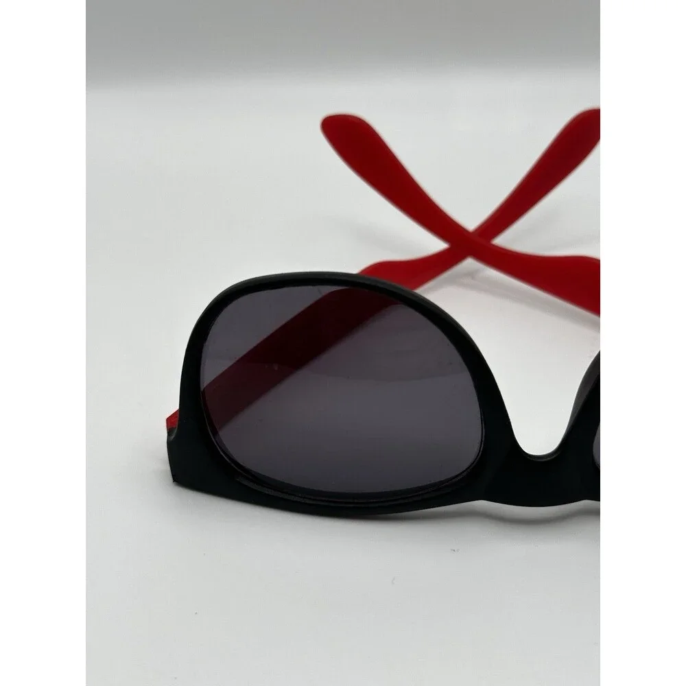 Brooklyn Law School Promo Sunglasses Black Frame Red Arms Used